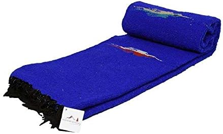 Open Road Goods Mexican Thunderbird Yoga Blanket, Handwoven Throw for Yoga, Meditation, and Home Décor – Versatile Blanket for Beach, Picnic, Camping, or Outdoor Use