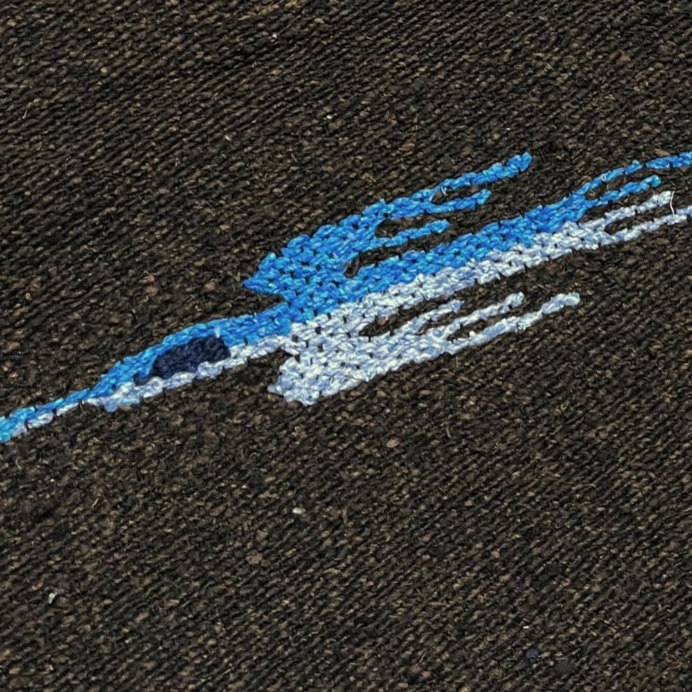 Open Road Goods Mexican Thunderbird Yoga Blanket, Handwoven Throw for Yoga, Meditation, and Home Décor – Versatile Blanket for Beach, Picnic, Camping, or Outdoor Use