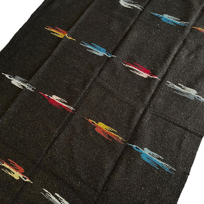 Open Road Goods Mexican Thunderbird Yoga Blanket, Handwoven Throw for Yoga, Meditation, and Home Décor – Versatile Blanket for Beach, Picnic, Camping, or Outdoor Use