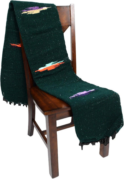 Open Road Goods Mexican Thunderbird Yoga Blanket, Handwoven Throw for Yoga, Meditation, and Home Décor – Versatile Blanket for Beach, Picnic, Camping, or Outdoor Use