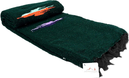 Open Road Goods Mexican Thunderbird Yoga Blanket, Handwoven Throw for Yoga, Meditation, and Home Décor – Versatile Blanket for Beach, Picnic, Camping, or Outdoor Use