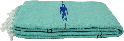 Open Road Goods Mexican Thunderbird Yoga Blanket, Handwoven Throw for Yoga, Meditation, and Home Décor – Versatile Blanket for Beach, Picnic, Camping, or Outdoor Use