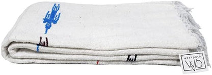 Open Road Goods Mexican Thunderbird Yoga Blanket, Handwoven Throw for Yoga, Meditation, and Home Décor – Versatile Blanket for Beach, Picnic, Camping, or Outdoor Use