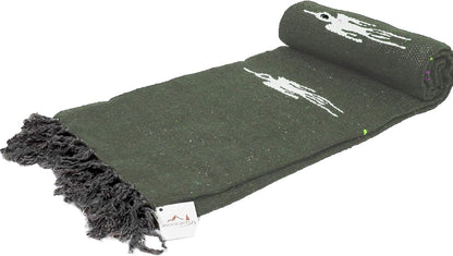 Open Road Goods Mexican Thunderbird Yoga Blanket, Handwoven Throw for Yoga, Meditation, and Home Décor – Versatile Blanket for Beach, Picnic, Camping, or Outdoor Use
