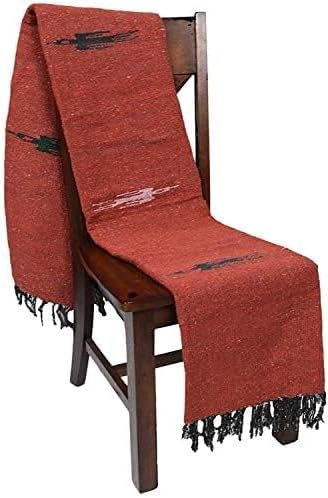 Open Road Goods Mexican Thunderbird Yoga Blanket, Handwoven Throw for Yoga, Meditation, and Home Décor – Versatile Blanket for Beach, Picnic, Camping, or Outdoor Use