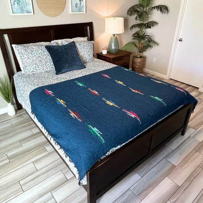 Open Road Goods Mexican Thunderbird Yoga Blanket, Handwoven Throw for Yoga, Meditation, and Home Décor – Versatile Blanket for Beach, Picnic, Camping, or Outdoor Use