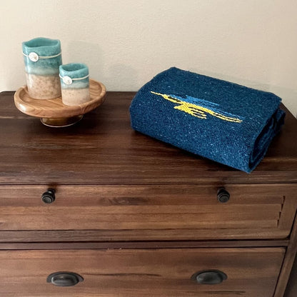 Open Road Goods Mexican Thunderbird Yoga Blanket, Handwoven Throw for Yoga, Meditation, and Home Décor – Versatile Blanket for Beach, Picnic, Camping, or Outdoor Use
