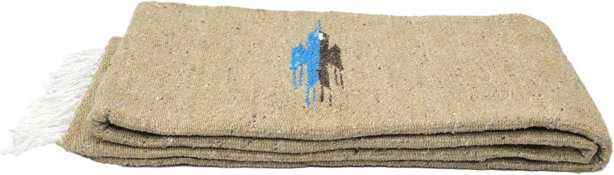 Open Road Goods Mexican Thunderbird Yoga Blanket, Handwoven Throw for Yoga, Meditation, and Home Décor – Versatile Blanket for Beach, Picnic, Camping, or Outdoor Use