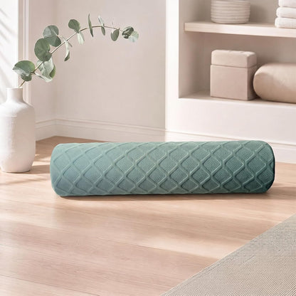 3.9" Small Neck Roll Memory Foam Pillow Cylinder,Detachable Cover