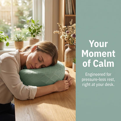 3.9" Small Neck Roll Memory Foam Pillow Cylinder,Detachable Cover