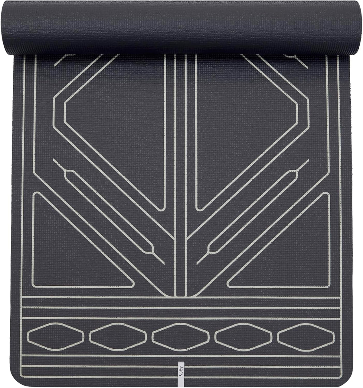 STUDIO NOMAD Premium Yoga Mat – 6mm Cushioned, Non-Slip, Double-Sided Design with Alignment Pattern – For Comfort, Stability & Joint Protection – Easy Clean, Ideal for Home, Studio & Travel