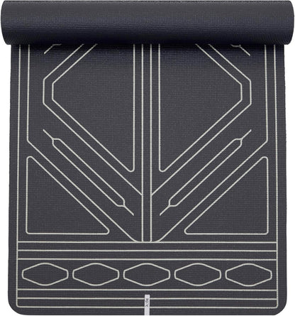 STUDIO NOMAD Premium Yoga Mat – 6mm Cushioned, Non-Slip, Double-Sided Design with Alignment Pattern – For Comfort, Stability & Joint Protection – Easy Clean, Ideal for Home, Studio & Travel