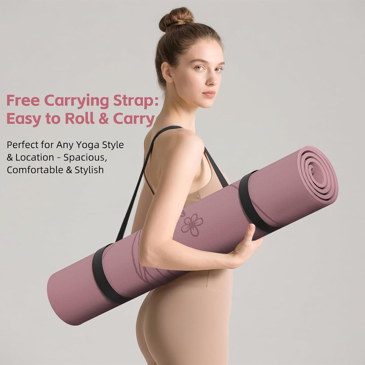 Large 76"x40"x0.4" Yoga Mat