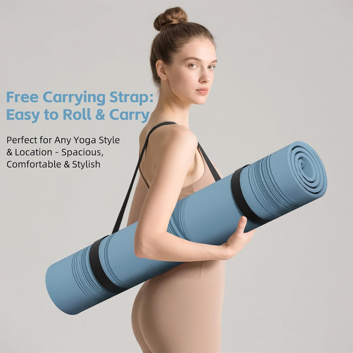 Large 76"x40"x0.4" Yoga Mat