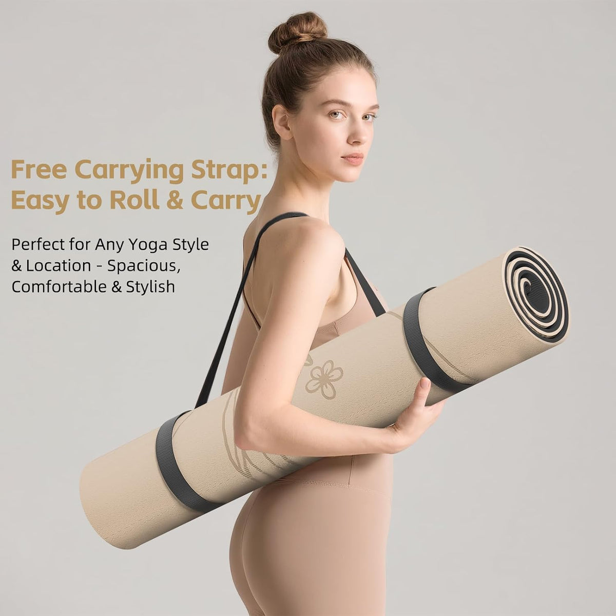 Large 76"x40"x0.4" Yoga Mat