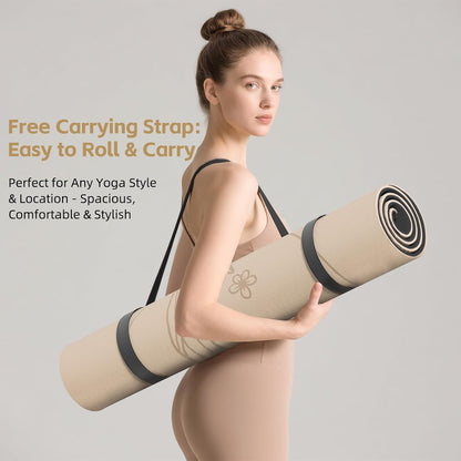Large 76"x40"x0.4" Yoga Mat