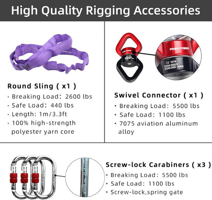 Aerial Hoop Set,Single Point SGS Certified Lyra Hoop for Home