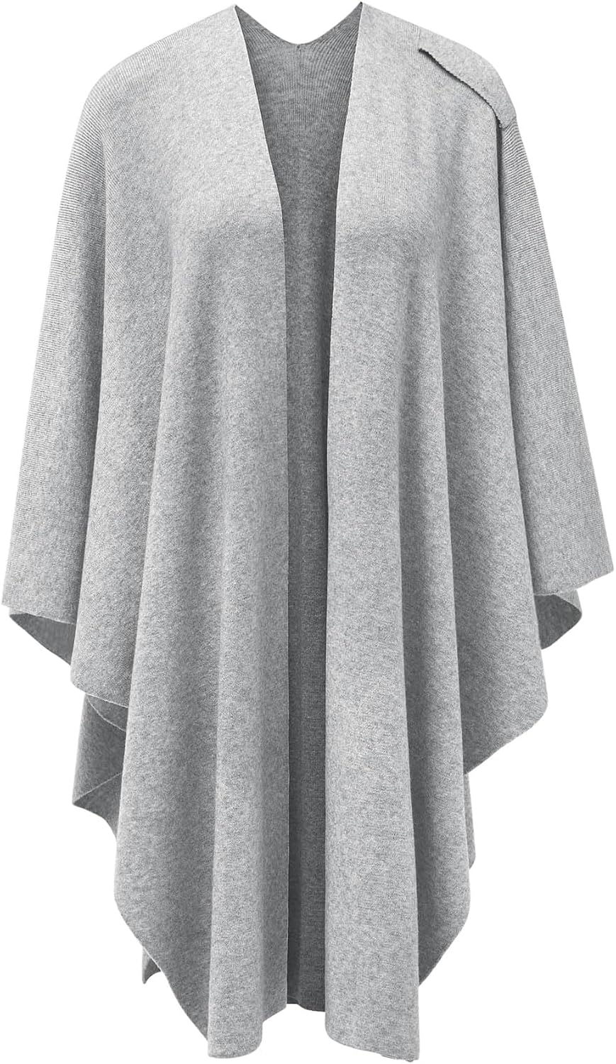 Womens Cross Front Poncho Shawl Wrap Elegant Wedding Formal Gift - Colors B