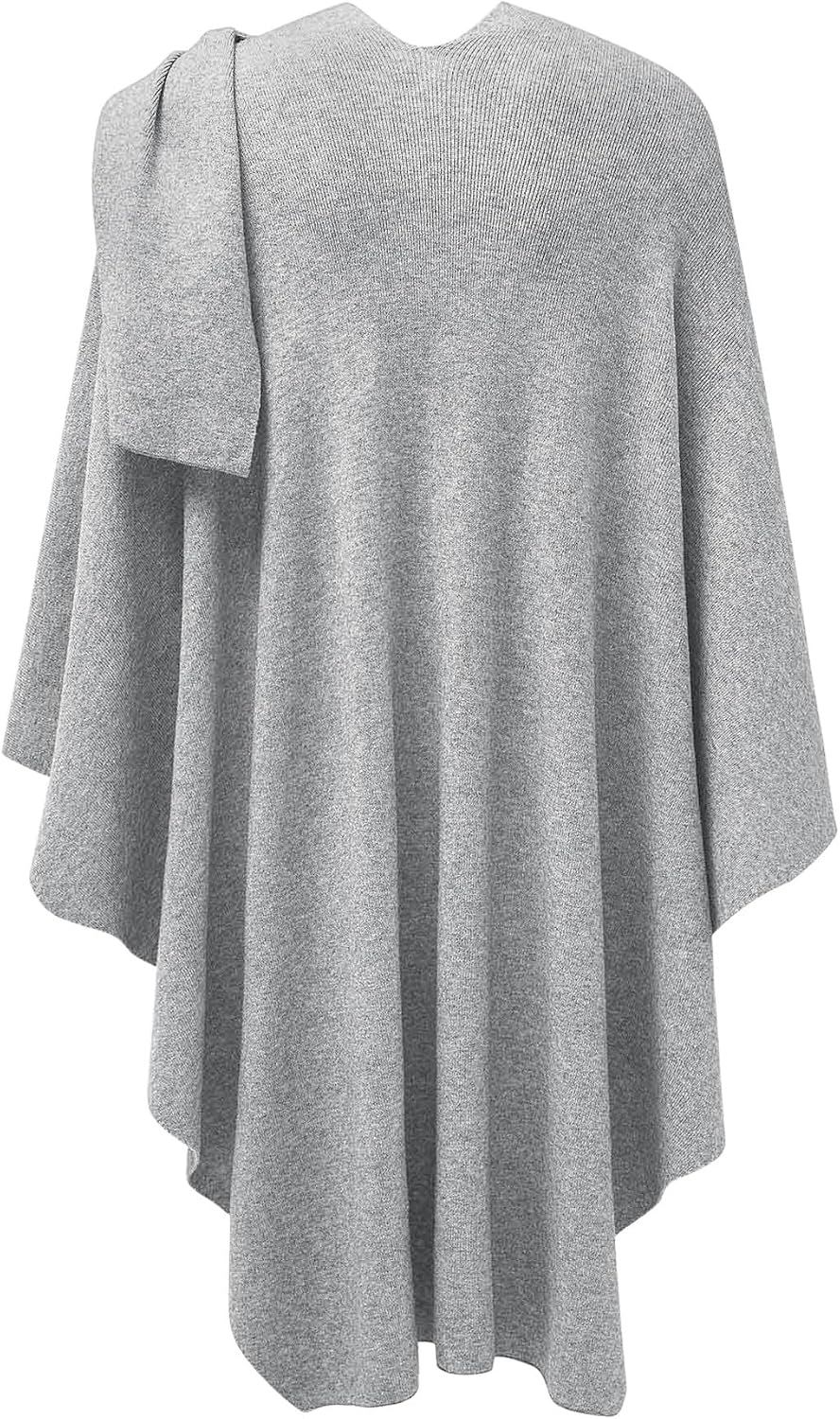 Womens Cross Front Poncho Shawl Wrap Elegant Wedding Formal Gift - Colors B