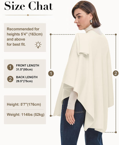 Womens Cross Front Poncho Shawl Wrap Elegant Wedding Formal Gift - Colors B