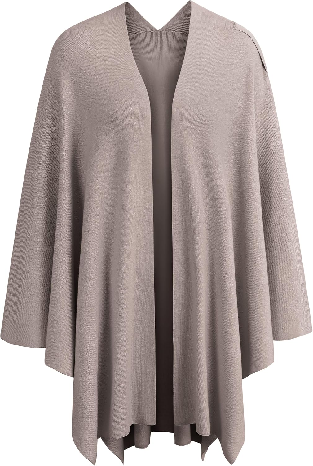 Womens Cross Front Poncho Shawl Wrap Elegant Wedding Formal Gift - Colors B