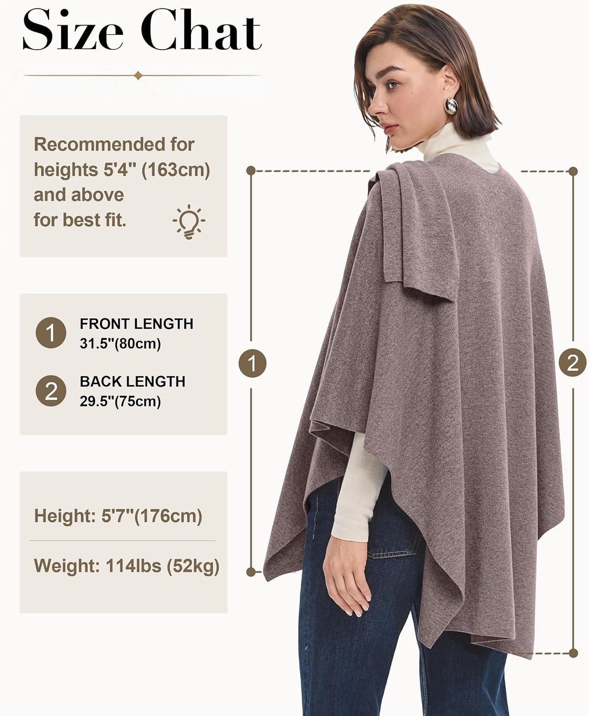 Womens Cross Front Poncho Shawl Wrap Elegant Wedding Formal Gift - Colors B