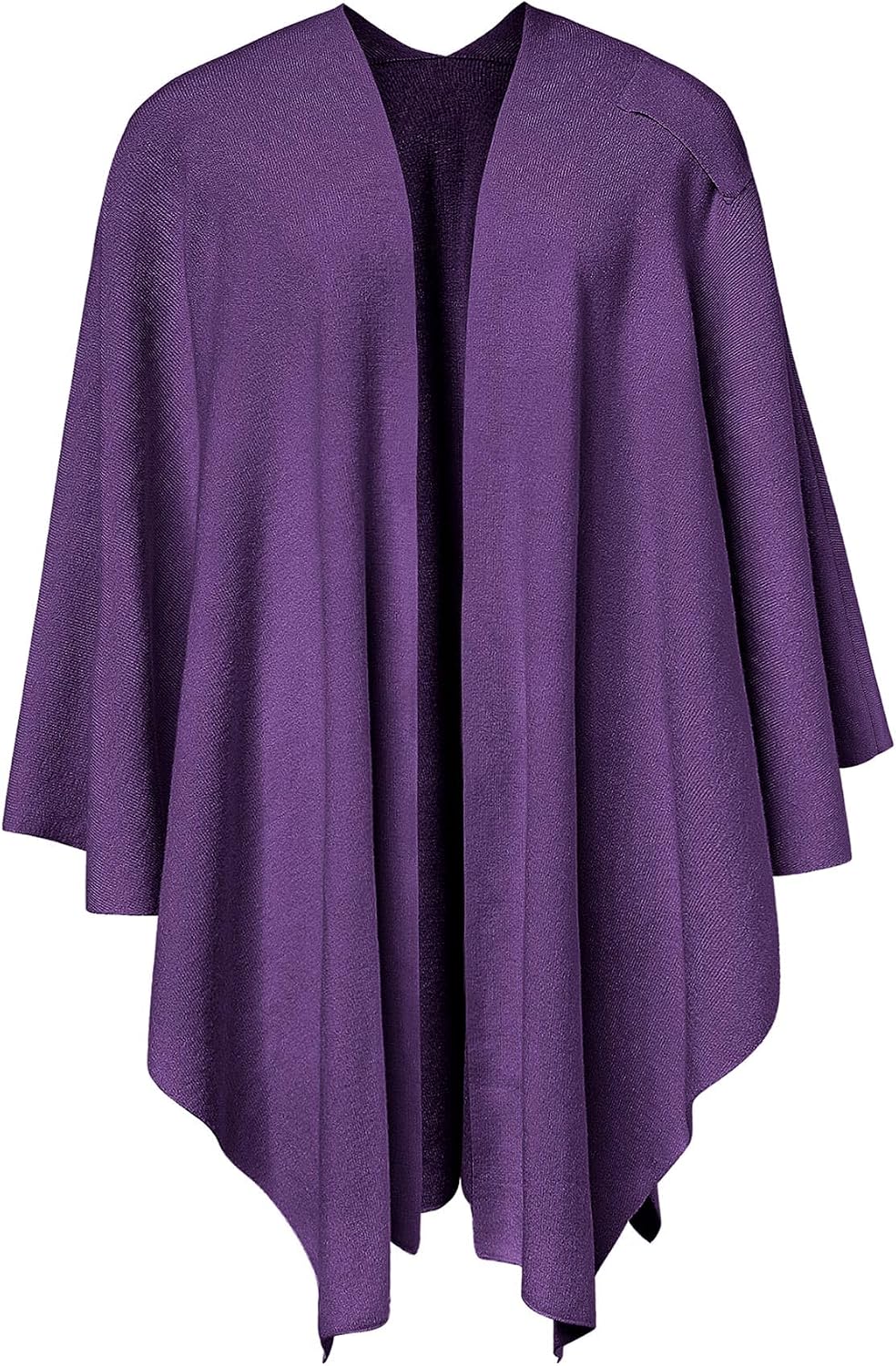 Womens Cross Front Poncho Shawl Wrap Elegant Wedding Formal Gift - Colors B