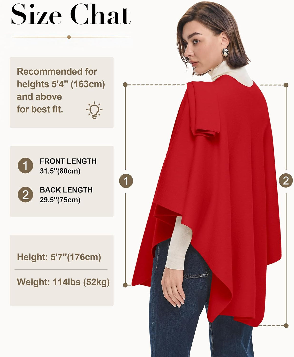 Womens Cross Front Poncho Shawl Wrap Elegant Wedding Formal Gift - Colors B