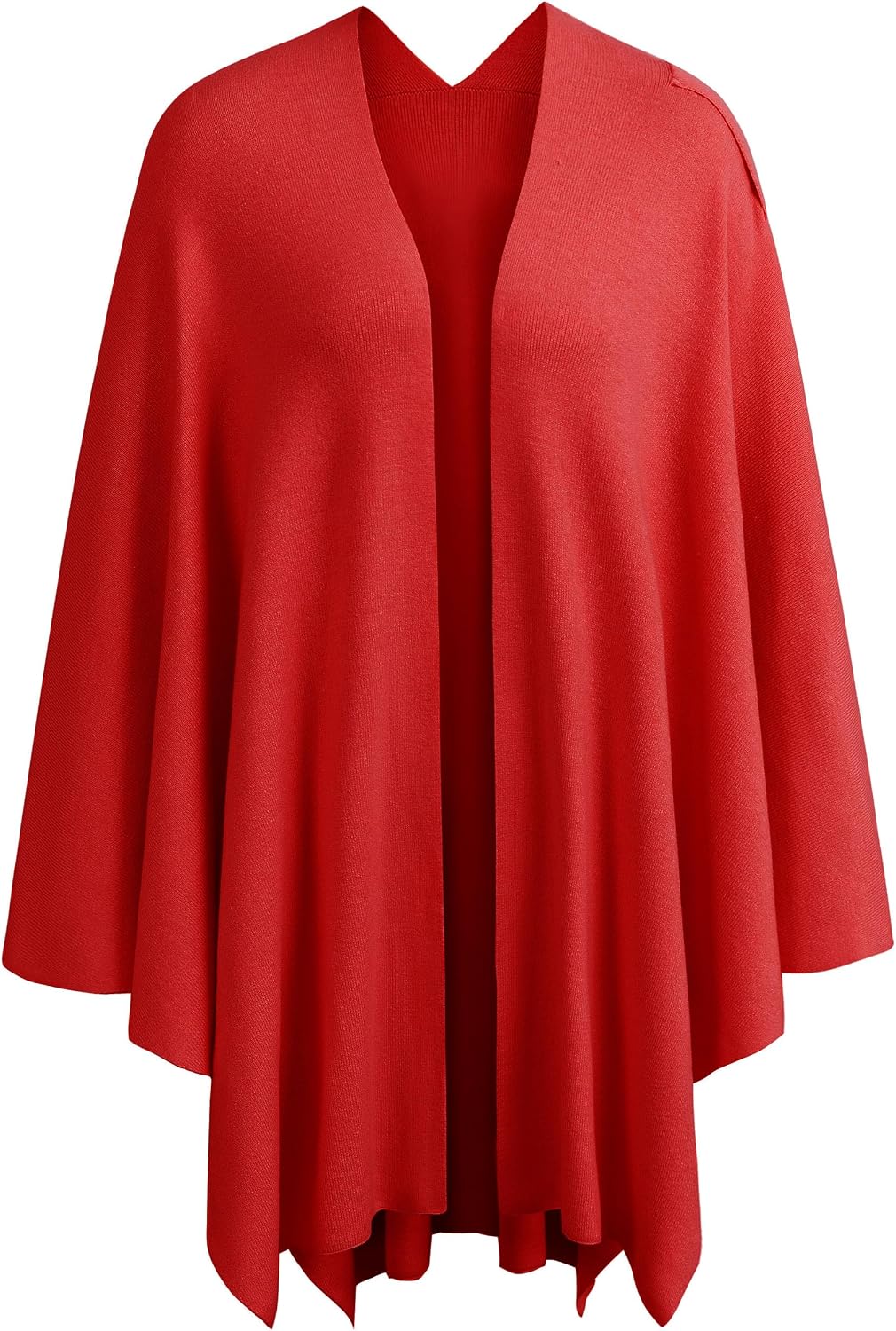 Womens Cross Front Poncho Shawl Wrap Elegant Wedding Formal Gift - Colors B