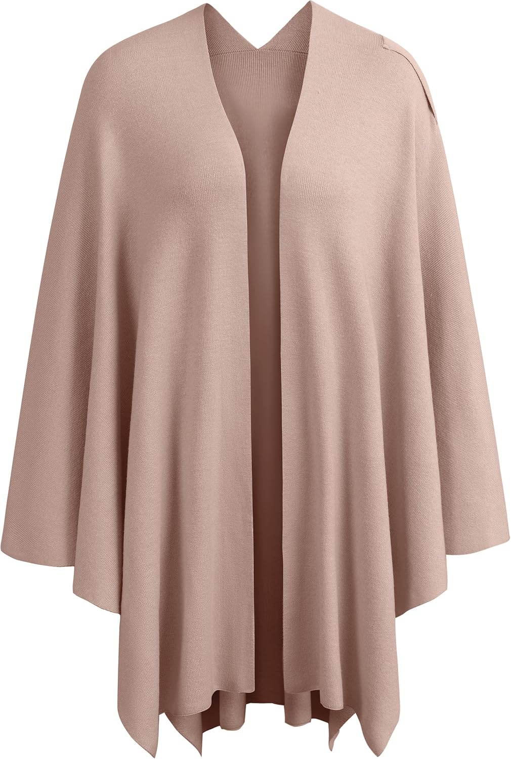 Womens Cross Front Poncho Shawl Wrap Elegant Wedding Formal Gift - Colors B