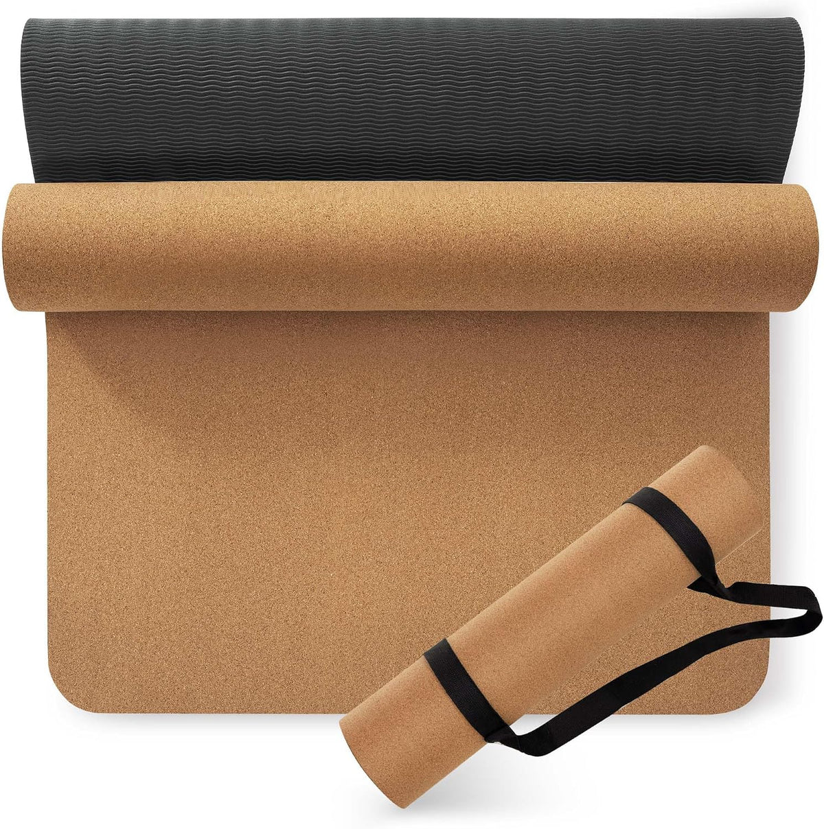 Cork Yoga Mat 1/4 & 2/5 Inch Thick 72 x 26 in