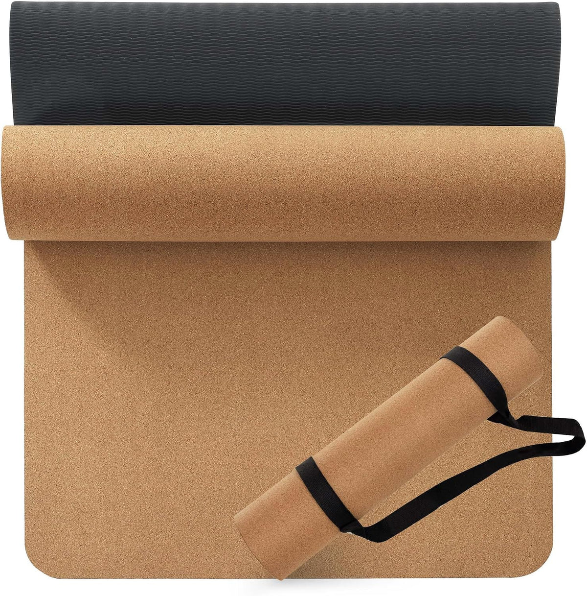 Cork Yoga Mat 1/4 & 2/5 Inch Thick 72 x 26 in