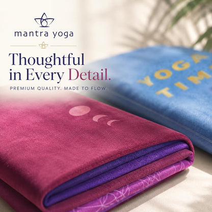 Travel PRO 1.5mm with Knee Pad - Foldable Fitness & Exercise Mat with Bag | Lightweight, Compact & Eco-Friendly | Non-Slip & Washable | For All Types of Yoga | 72" L x 24" W | 2.6 lbs