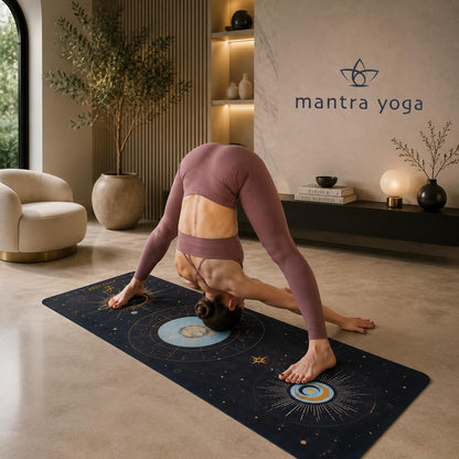 Travel PRO 1.5mm with Knee Pad - Foldable Fitness & Exercise Mat with Bag | Lightweight, Compact & Eco-Friendly | Non-Slip & Washable | For All Types of Yoga | 72" L x 24" W | 2.6 lbs