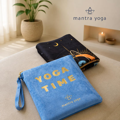 Travel PRO 1.5mm with Knee Pad - Foldable Fitness & Exercise Mat with Bag | Lightweight, Compact & Eco-Friendly | Non-Slip & Washable | For All Types of Yoga | 72" L x 24" W | 2.6 lbs
