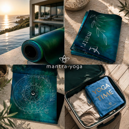 Travel PRO 1.5mm with Knee Pad - Foldable Fitness & Exercise Mat with Bag | Lightweight, Compact & Eco-Friendly | Non-Slip & Washable | For All Types of Yoga | 72" L x 24" W | 2.6 lbs