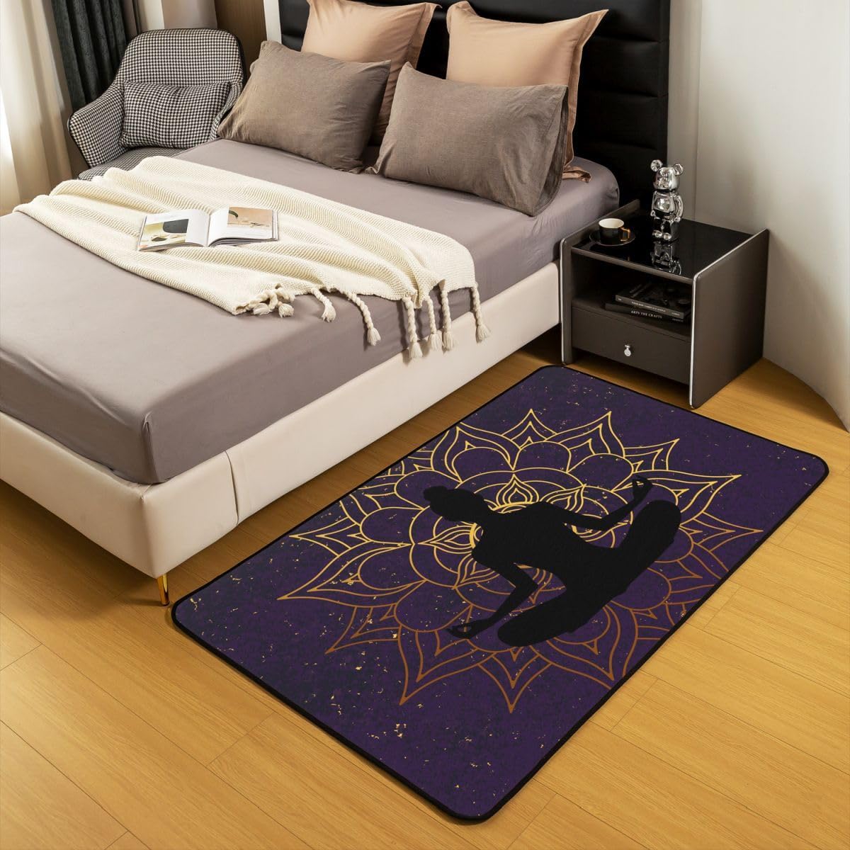 Zen Yoga Area Rug 3'x5' for Living Room