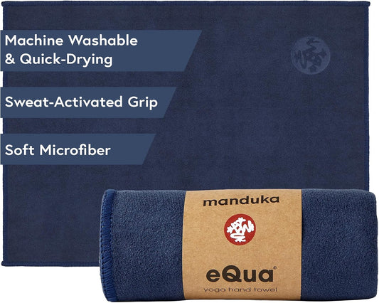 eQua Hot Yoga Mat Towel - 72" | Instant Moisture Activated Grip | Ultra Soft Microfiber | Quick Dry, Daily Use Ready | Lightweight, Travel Friendly Mat Layer