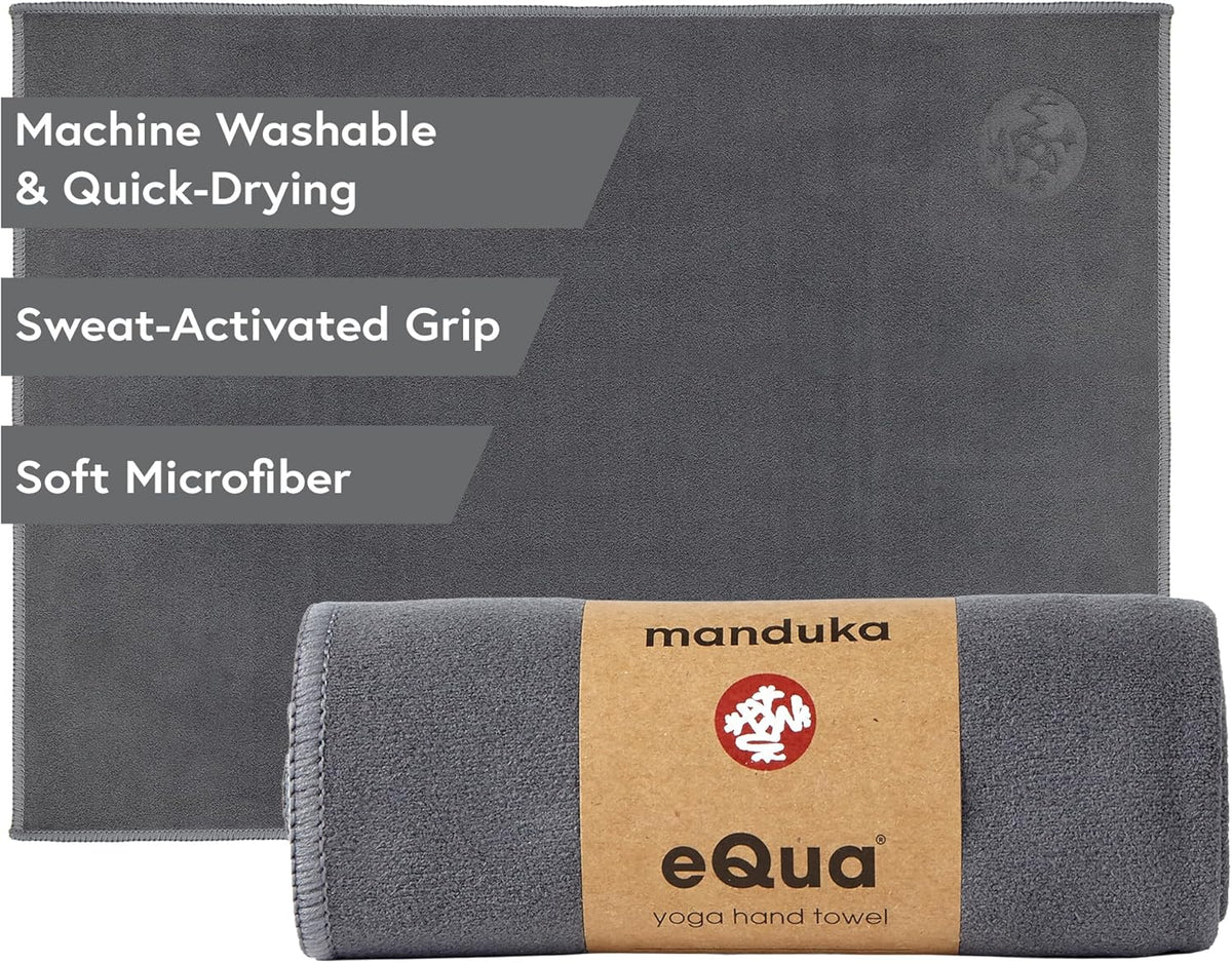 eQua Hot Yoga Mat Towel - 72" | Instant Moisture Activated Grip | Ultra Soft Microfiber | Quick Dry, Daily Use Ready | Lightweight, Travel Friendly Mat Layer