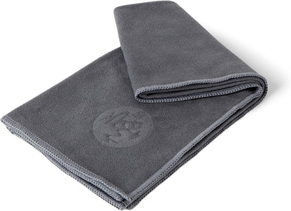 eQua Hot Yoga Mat Towel - 72" | Instant Moisture Activated Grip | Ultra Soft Microfiber | Quick Dry, Daily Use Ready | Lightweight, Travel Friendly Mat Layer