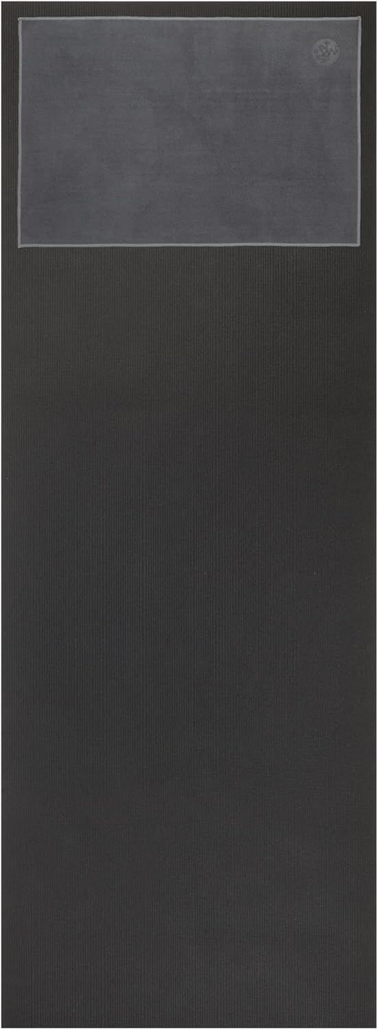 eQua Hot Yoga Mat Towel - 72" | Instant Moisture Activated Grip | Ultra Soft Microfiber | Quick Dry, Daily Use Ready | Lightweight, Travel Friendly Mat Layer