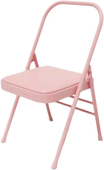 Yoga Auxiliary Chair with Detachable Lumbar Back Support Relieve Back Pain Chair Yoga Chairs for Adults Folding Balance Handstand Training Tool