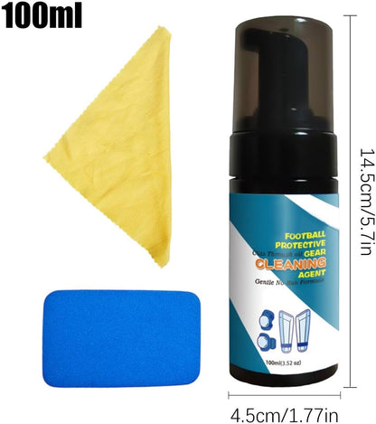Gym Equipment Cleaner - 100ml Sports Gear Foam Deodorizer Wash | Goalkeeper Glove Spray,for Shoes Work Boots Clothing Helmet Pads Yoga Mats Hockey Baseball Football