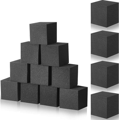Foam Pit Blocks 4 x 4 x 4 Inch Foam Cubes Soft Stacking Blocks Protective Padding Sponge Pit for Gymnastics Trampoline Arenas Rock Climbing Parkour Indoor Amusement Park