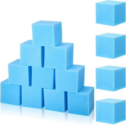 Foam Pit Blocks 4 x 4 x 4 Inch Foam Cubes Soft Stacking Blocks Protective Padding Sponge Pit for Gymnastics Trampoline Arenas Rock Climbing Parkour Indoor Amusement Park