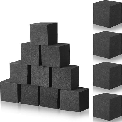 Foam Pit Blocks 4 x 4 x 4 Inch Foam Cubes Soft Stacking Blocks Protective Padding Sponge Pit for Gymnastics Trampoline Arenas Rock Climbing Parkour Indoor Amusement Park