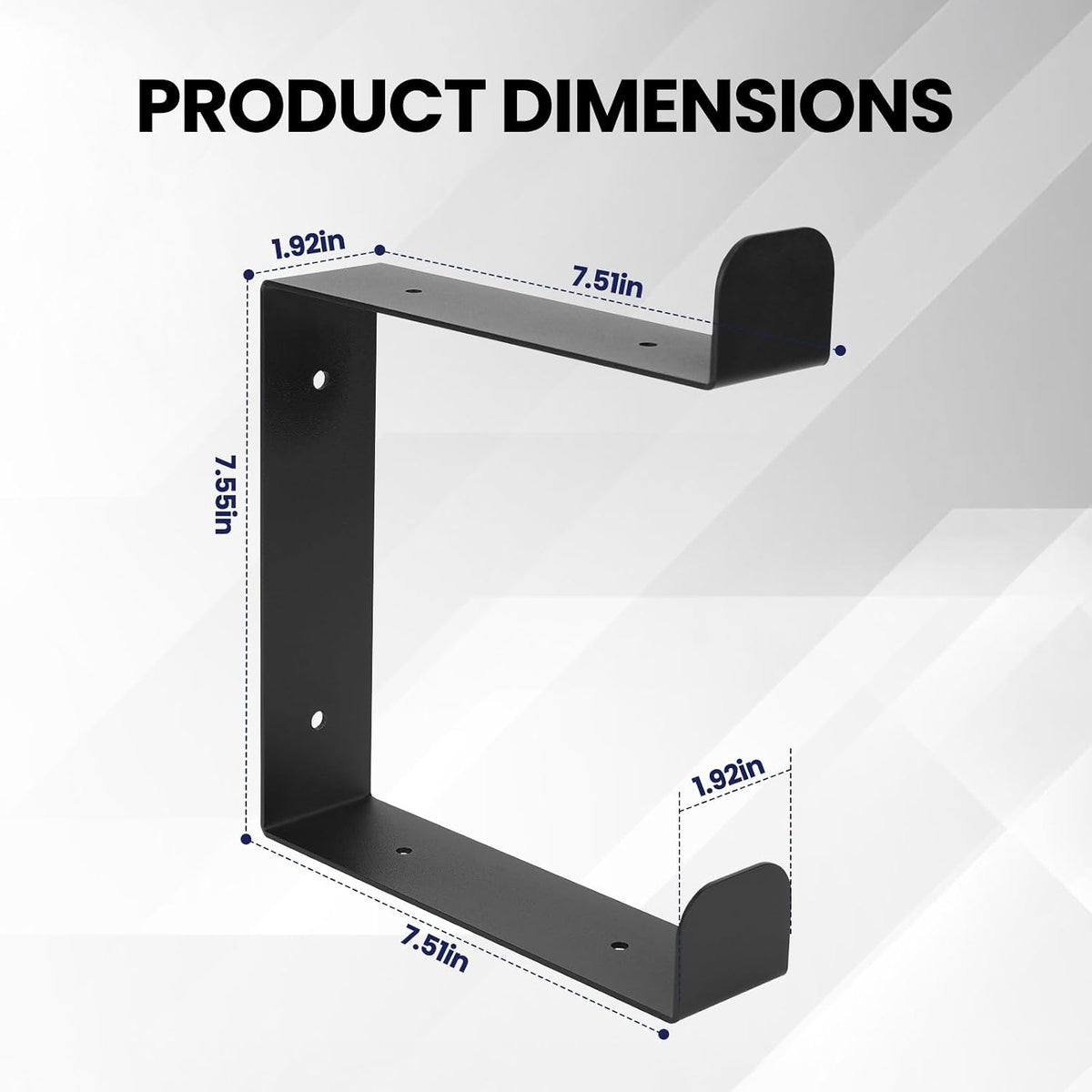 4 Tier Yoga Mat Holder Wall Mount & Yoga Mat Storage Rack