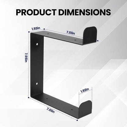 4 Tier Yoga Mat Holder Wall Mount & Yoga Mat Storage Rack