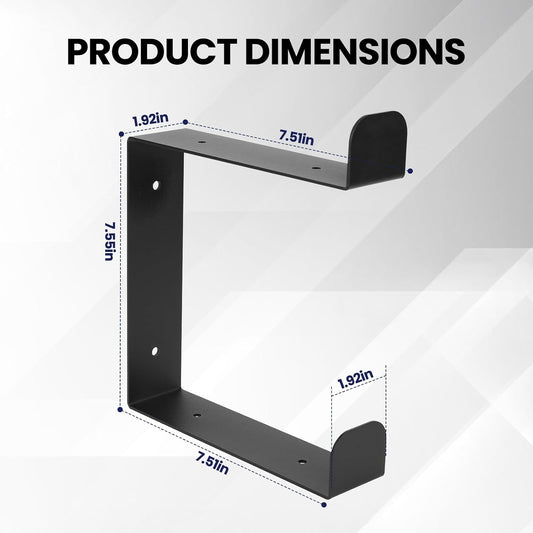 4 Tier Yoga Mat Holder Wall Mount & Yoga Mat Storage Rack