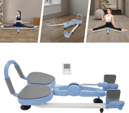 Leg Stretcher, 220/330Lbs Heavy Duty Split Machine for Leg Stretching, Leg Stretching Split Machine, Flexibility Stretching Equipment Black/Blue